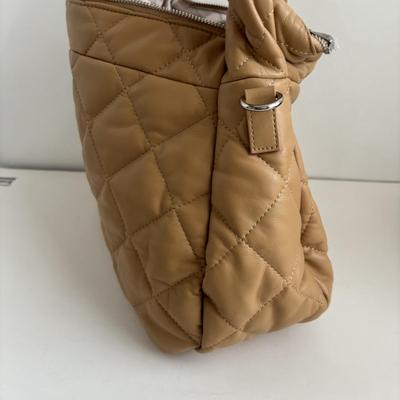 LOT 93: Ladies Purse Collection: Steve Madden Quilted Hobo, Faux Croc Embossed Leather Hobo & Faux Black Leather w/Gold Tone Hardware