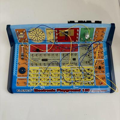 LOT 95: Elenco Electronics Playground 130 & Learning Center along with Thames & Kosmos Physics Workshop