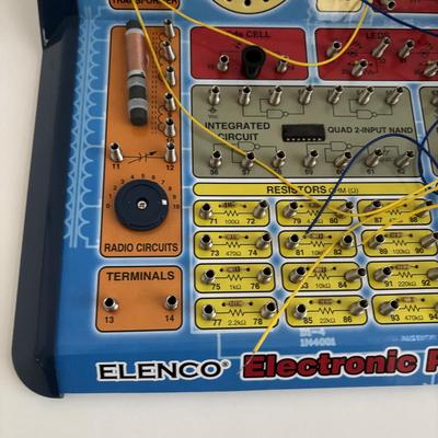 LOT 95: Elenco Electronics Playground 130 & Learning Center along with Thames & Kosmos Physics Workshop