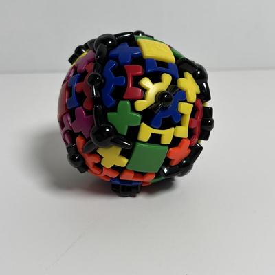 LOT 96: NIP Gleeporte Wooden Peg Puzzle & Play 22 Sorting Cube, Meffert's Gear Ball 3D Mechanical Puzzle, Cheerios Bilingual...