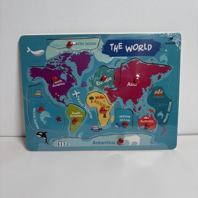 LOT 96: NIP Gleeporte Wooden Peg Puzzle & Play 22 Sorting Cube, Meffert's Gear Ball 3D Mechanical Puzzle, Cheerios Bilingual...