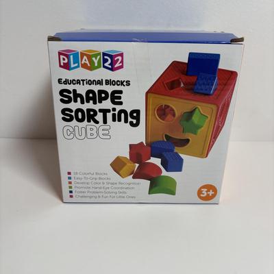 LOT 96: NIP Gleeporte Wooden Peg Puzzle & Play 22 Sorting Cube, Meffert's Gear Ball 3D Mechanical Puzzle, Cheerios Bilingual...