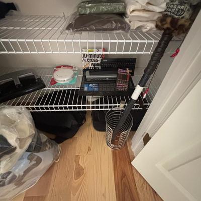 LOT 98: Closet Cleanout: Halloween Costumes & Accessories, Jimmy Fallon Hashtag Costume, NIP, Faux Poinsettas