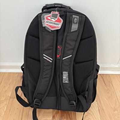 LOT 99: Black Swiss Gear Scan Smart Laptop Backpack