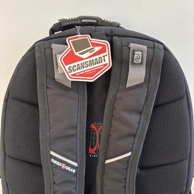 LOT 99: Black Swiss Gear Scan Smart Laptop Backpack