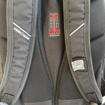 LOT 100: Blue & Black Swiss Gear Scan Smart Laptop Backpack New w/Tags