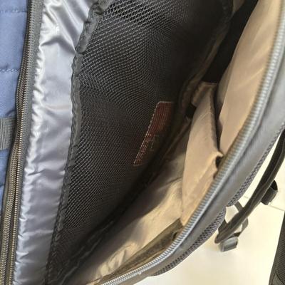 LOT 100: Blue & Black Swiss Gear Scan Smart Laptop Backpack New w/Tags