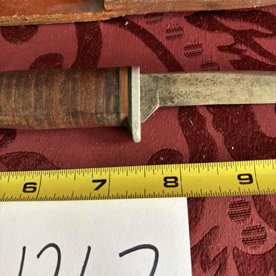 Marked Hunting Knife