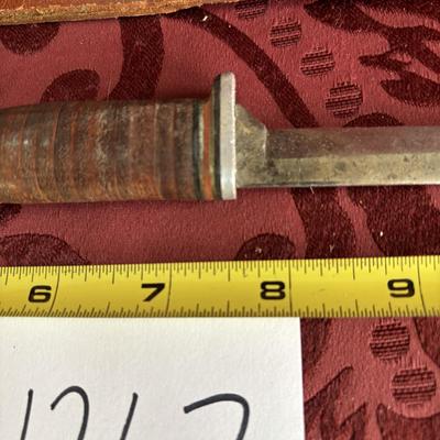 Marked Hunting Knife