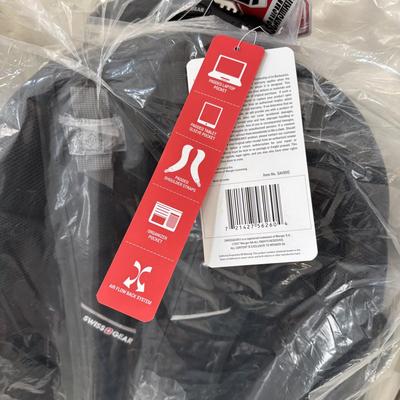 LOT 101: NIP Black Swiss Gear Scan Smart Laptop Backpack