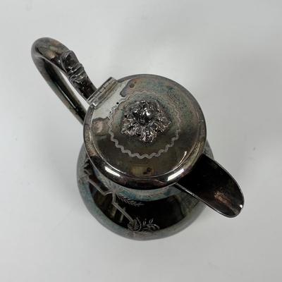 LOT 105: Vintage Silver-Plated Tea/Coffee Pots, Whimsical Glass along with a Fortnum & Mason 100% Plastic Free Jute/Cotton Bag