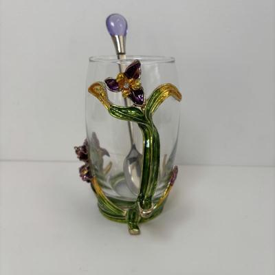 LOT 105: Vintage Silver-Plated Tea/Coffee Pots, Whimsical Glass along with a Fortnum & Mason 100% Plastic Free Jute/Cotton Bag