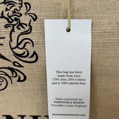 LOT 105: Vintage Silver-Plated Tea/Coffee Pots, Whimsical Glass along with a Fortnum & Mason 100% Plastic Free Jute/Cotton Bag