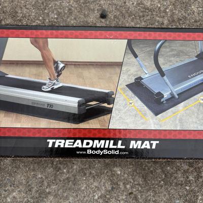 LOT 108: NIP Body Solid Tools Treadmill Mat