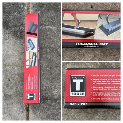 LOT 108: NIP Body Solid Tools Treadmill Mat