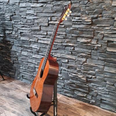 LOT 109: Yamaha CG182C Cedar Top Classical Acoustic Guitar with Stagg Guitar Case & Capo