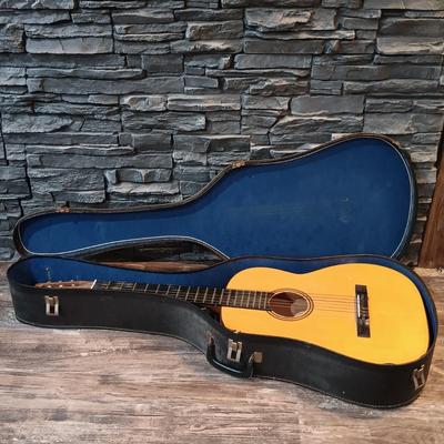 LOT 110: Vintage Tatra Handmade Acoustic Guitar 488 with Case