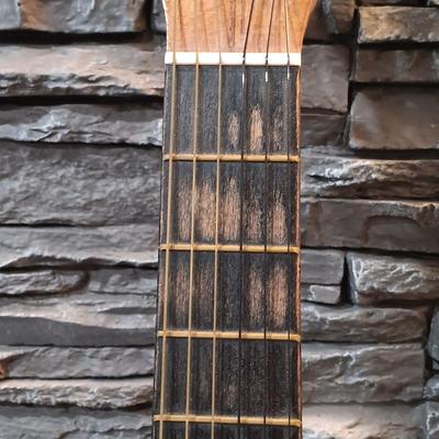 LOT 110: Vintage Tatra Handmade Acoustic Guitar 488 with Case