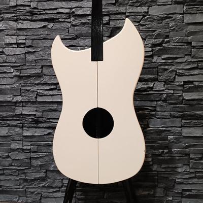 LOT 115: Vintage Guitar-Shaped CD Stand