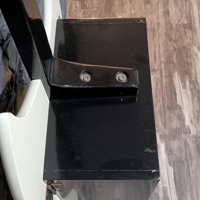 LOT 115: Vintage Guitar-Shaped CD Stand