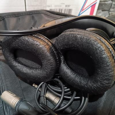 LOT 121: Purple Panda Lavalier Mic, Seiko Automatic Guitar Tuner, Audio-Technic BPHS1 Broadcast Stereo Headset & More