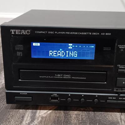 LOT 124: Teac AD-800 Compact Disc Player / Reverse Cassette Deck