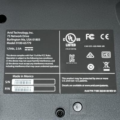 LOT 125: Avid Pro ToolsDock Control Surface 9100-65779