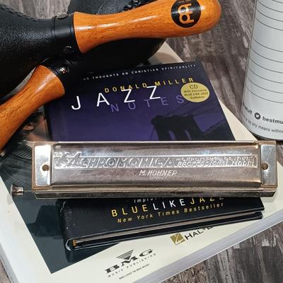 LOT 126: M. Hohner 64 Chromonica, Meinl Concert Maracas, Vic Firth Drumsticks & More