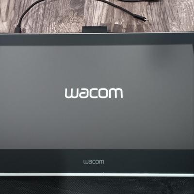 LOT 128: Sceptre 24" LED Monitor E248W-19203RT with a Wacom One Drawing Tablet