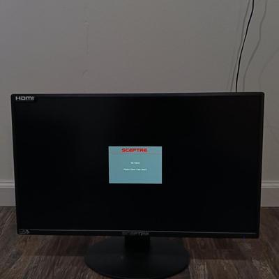 LOT 128: Sceptre 24" LED Monitor E248W-19203RT with a Wacom One Drawing Tablet