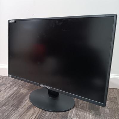 LOT 128: Sceptre 24" LED Monitor E248W-19203RT with a Wacom One Drawing Tablet