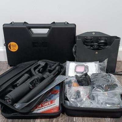 LOT 131: Action Camera Accessory Kit, Hohem iSteady Mobile+ 3-Axis Gimbal & More