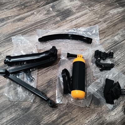 LOT 131: Action Camera Accessory Kit, Hohem iSteady Mobile+ 3-Axis Gimbal & More