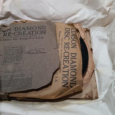 LOT 134: Large Collection of Vintage Edison Victrola Records