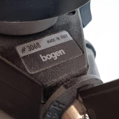 LOT 135: Bogen Manfrotto 3068 Heavy Duty Tripod, König & Meyer Microphone Stand, Proline Dolica Tripod & More