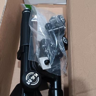 LOT 135: Bogen Manfrotto 3068 Heavy Duty Tripod, König & Meyer Microphone Stand, Proline Dolica Tripod & More