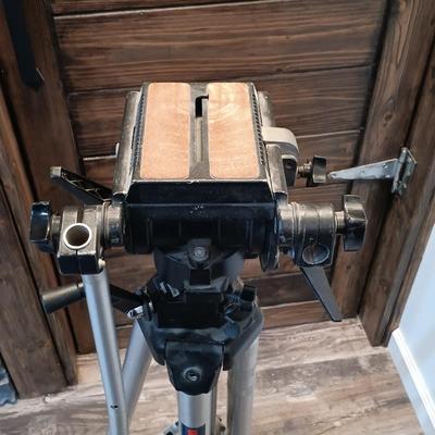 LOT 135: Bogen Manfrotto 3068 Heavy Duty Tripod, König & Meyer Microphone Stand, Proline Dolica Tripod & More