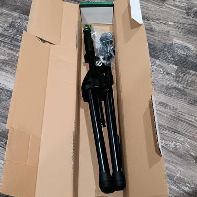 LOT 135: Bogen Manfrotto 3068 Heavy Duty Tripod, König & Meyer Microphone Stand, Proline Dolica Tripod & More