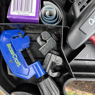 LOT 136: BernzOmatic Quick Fire Torch Kit & Ryobi Cordless Drill (no charger)