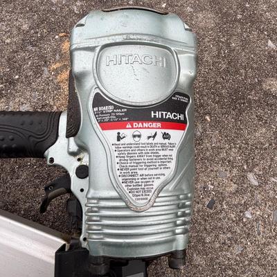 LOT 139: Hitachi Framing Nailer & Circular Saw