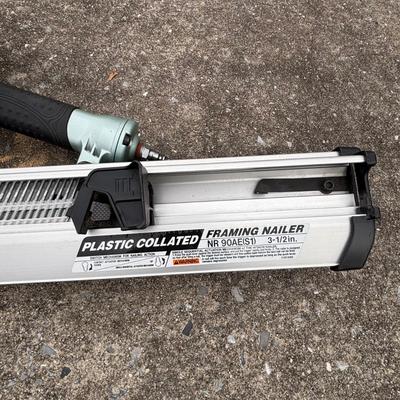 LOT 139: Hitachi Framing Nailer & Circular Saw