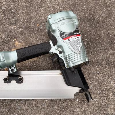LOT 139: Hitachi Framing Nailer & Circular Saw