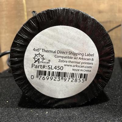LOT 143: Arkscan Thermal Printer & Label
