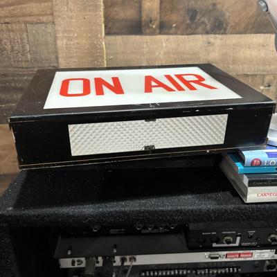 LOT 147: On Air Lightbox, Blue Yeti USB Microphone & More