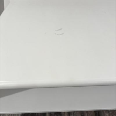 LOT 149: Producer Desk with Locking Keyboard Tray and Cyber Power CPS-1215 RM Surge Protector,