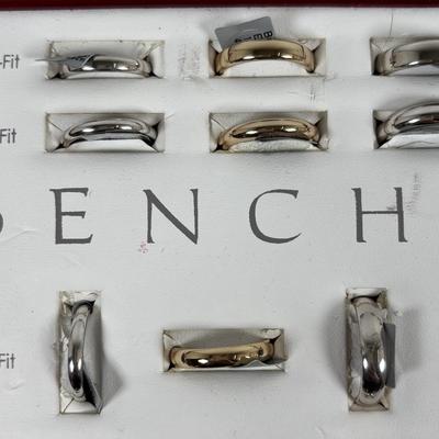 LOT 151: Benchmark No Sale Rings & Ring Display: Various Sizes