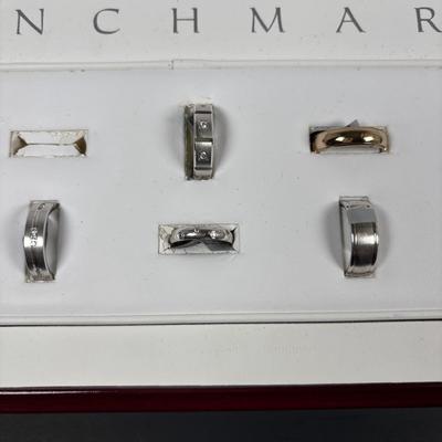 LOT 152: Benchmark No Sale Rings & Ring Display: Various Sizes
