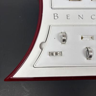 LOT 152: Benchmark No Sale Rings & Ring Display: Various Sizes