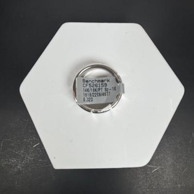 LOT 152: Benchmark No Sale Rings & Ring Display: Various Sizes