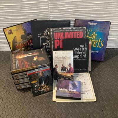 LOT 163: Motivational / Self Help Collection - Dale Carnegie, Anthony Robbins, Dr Phil McGraw, Trump University and More